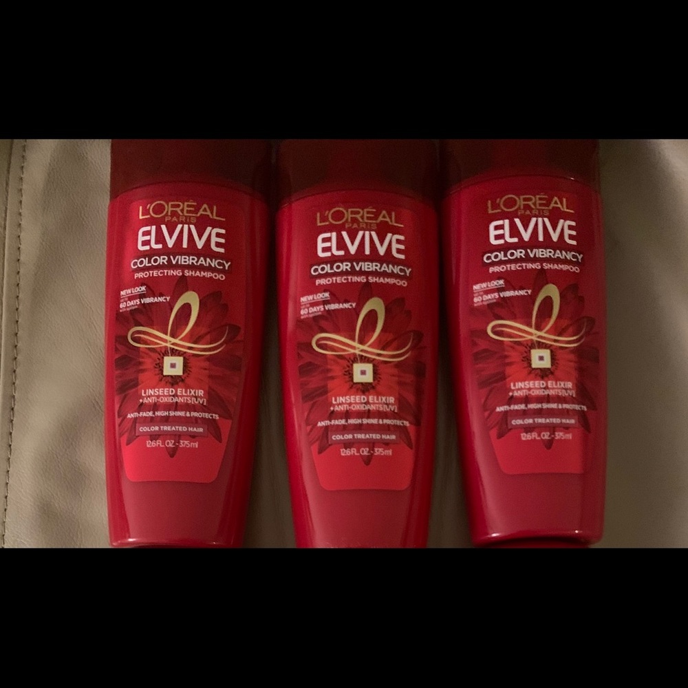 L’Oréal elvive color safe shampoo- 3 units